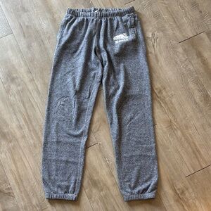 Roots Track Pants Size Small Heather Grey